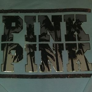 PINK tropical BLING Hoodie